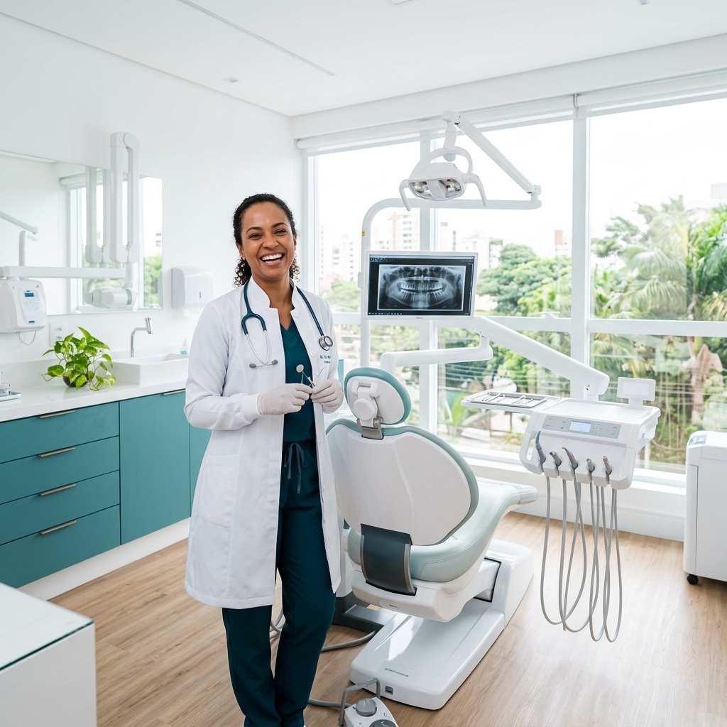 Clínica Sorriso Pleno — ambiente acolhedor e profissional